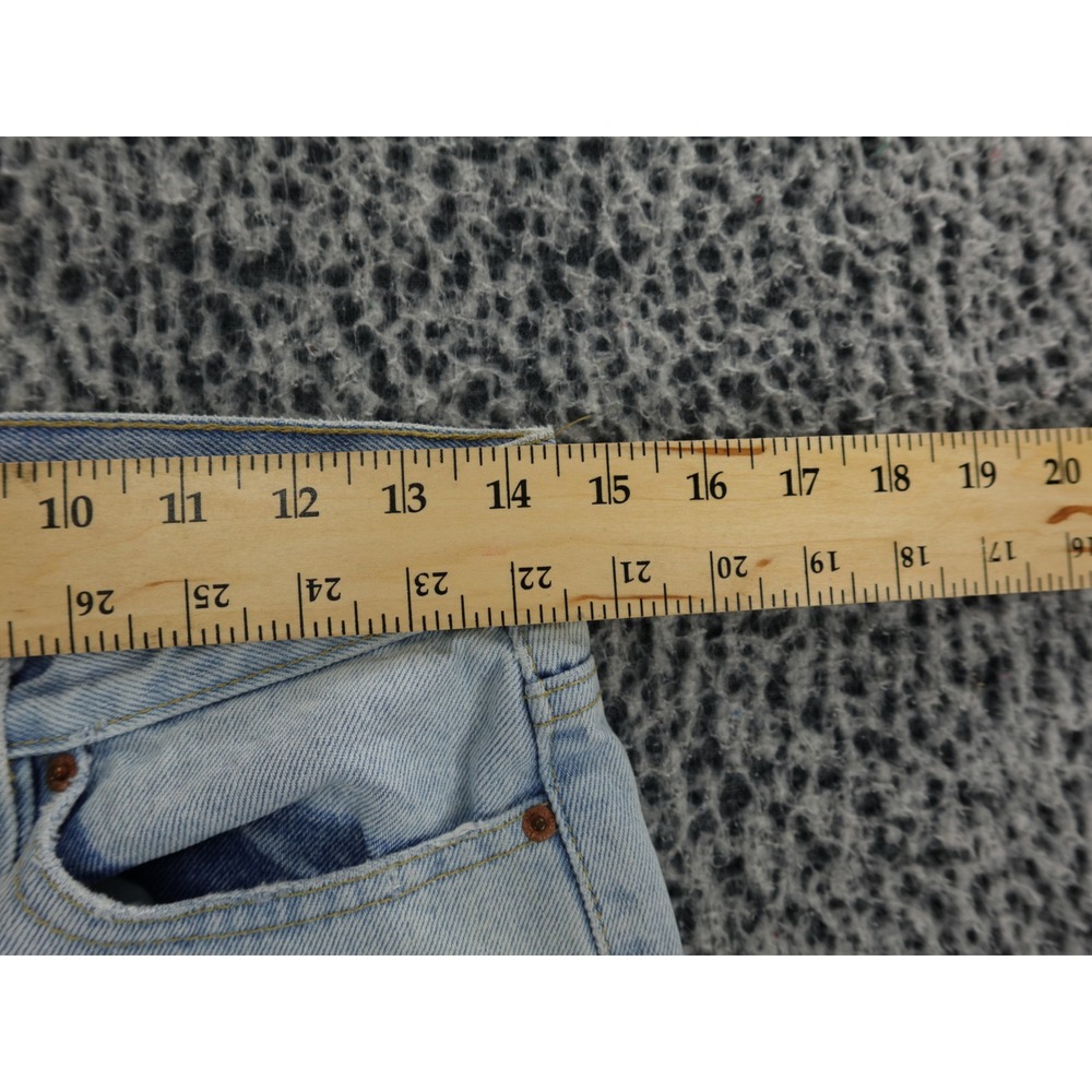 BDG Bootcut Distressed High Rise Straight Leg Jeans Light Wash 27x30‎ - Picture 7 of 12